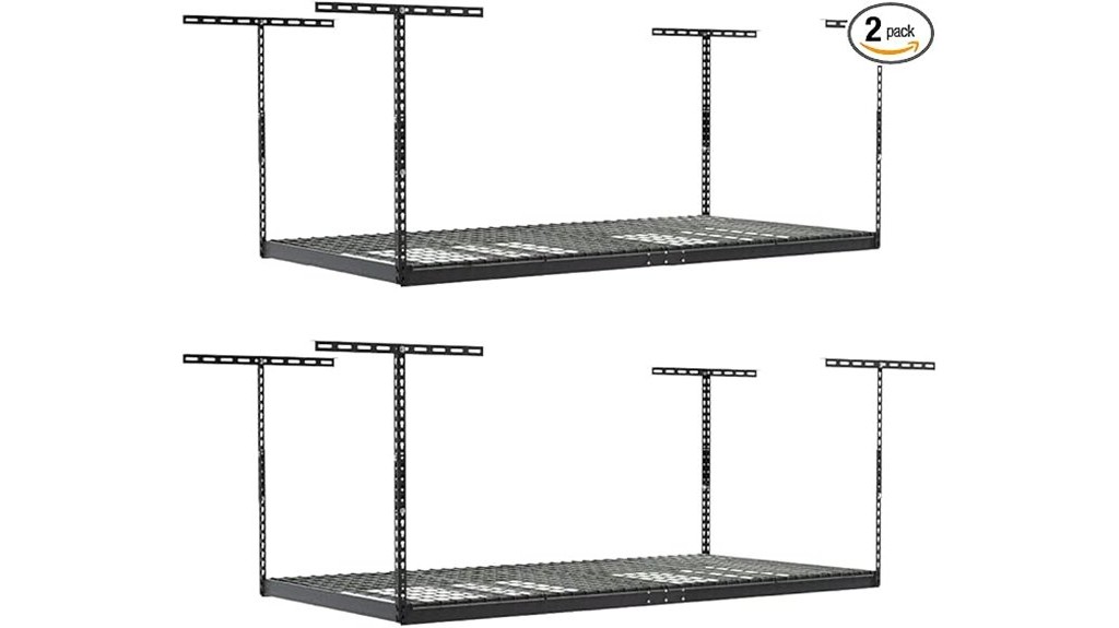 overhead garage storage racks