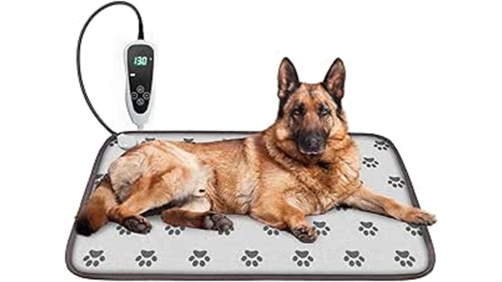 oversized dog temperature regulated heating pad