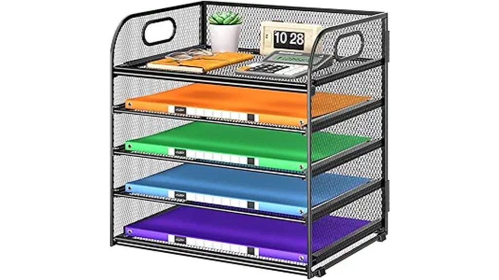 paper organizer desk accessory