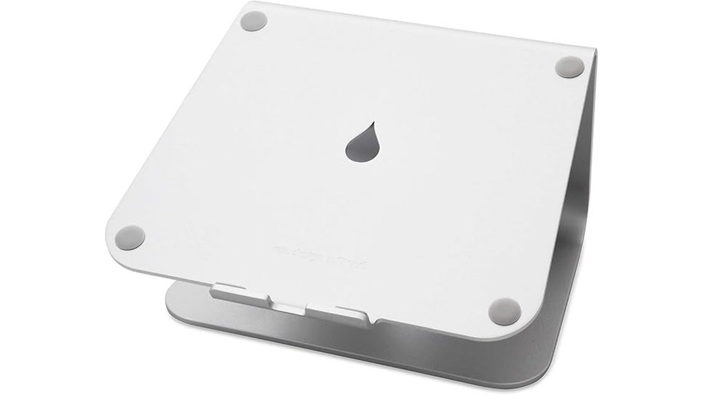 patented silver laptop stand
