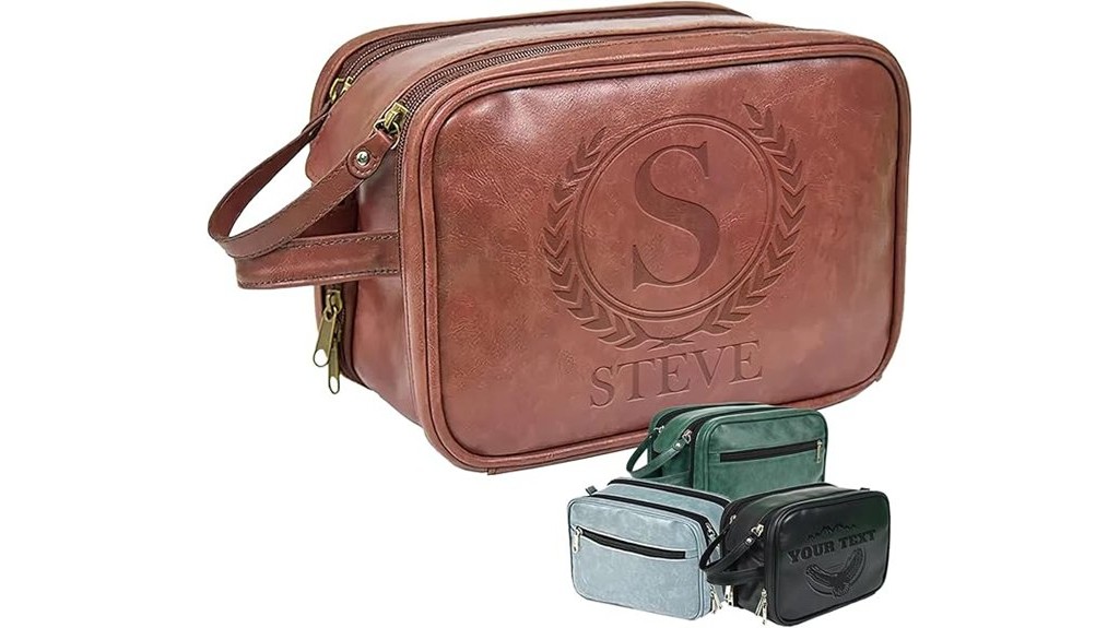 personalized toiletry bag for men