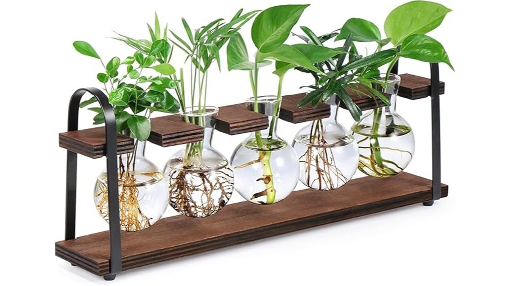 plant propagation wooden stations