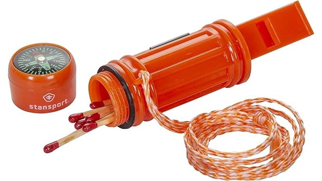 plastic survival whistle