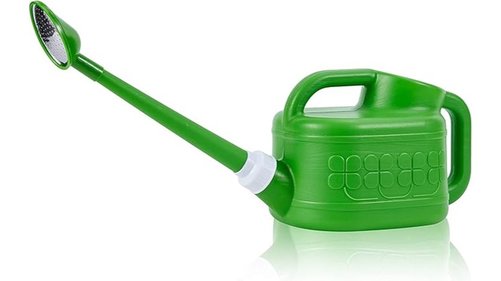 plastic watering can for plants