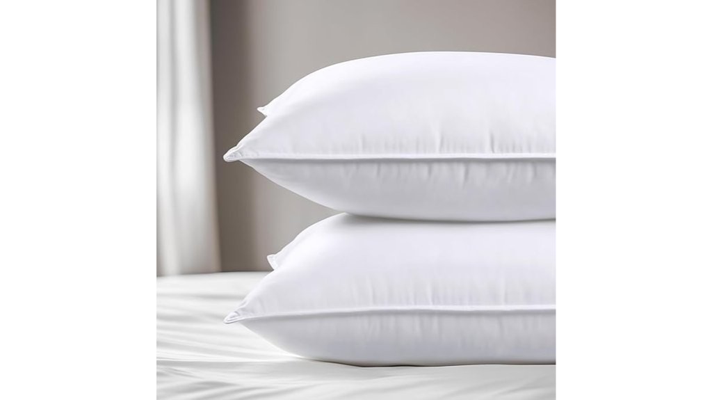 plush supportive queen size bed pillows