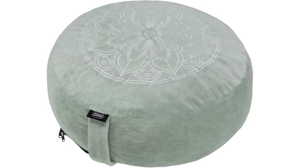 plush yoga meditation cushion