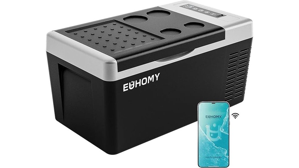 portable 12 volt camping refrigerator freezer