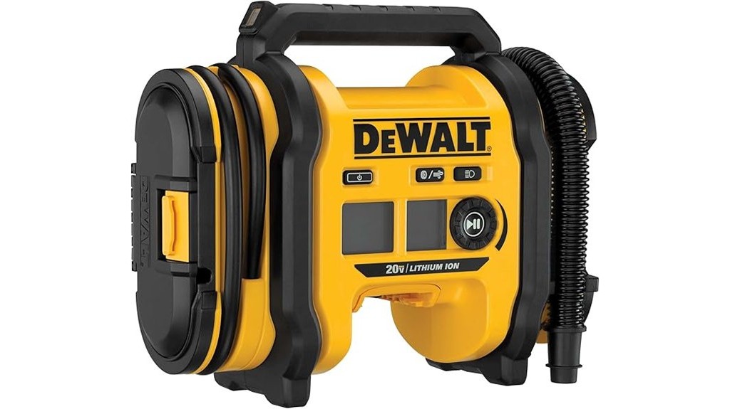 portable 20v cordless tire inflator