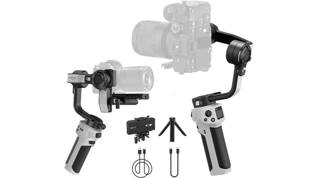 portable 3 axis camera stabilizer