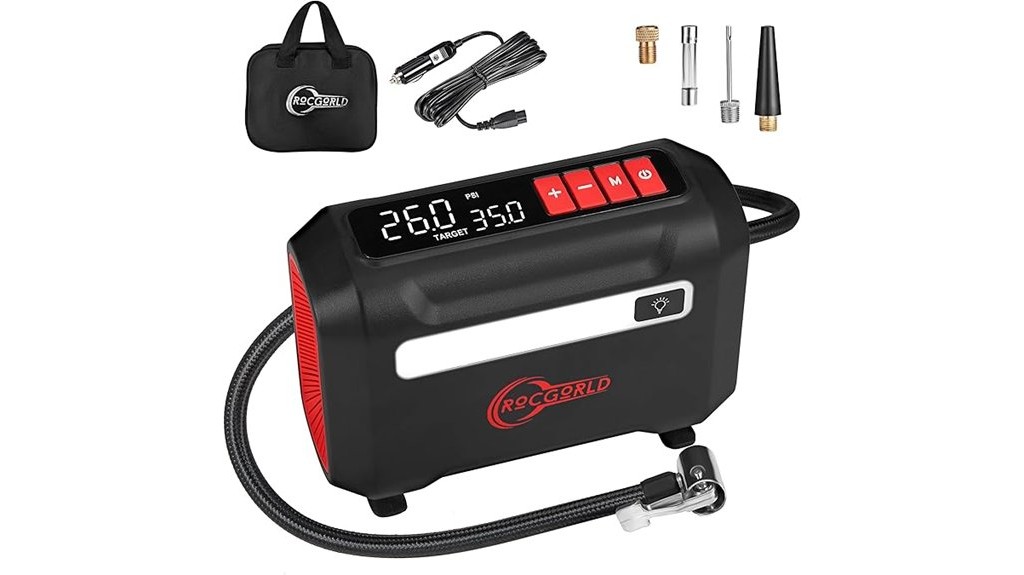 portable air tire inflator compressor