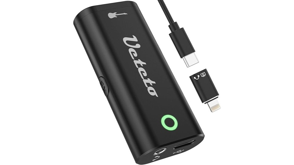 portable audio interface for guitar