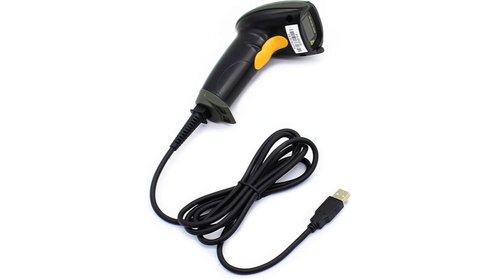 portable barcode scanner device