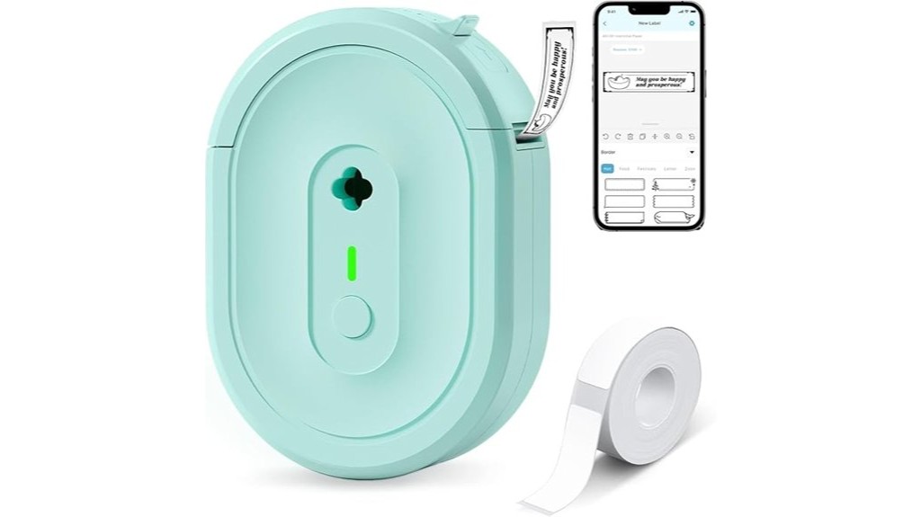 portable bluetooth label printing machine