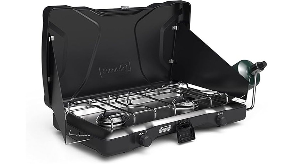 portable camping propane cooktop stove