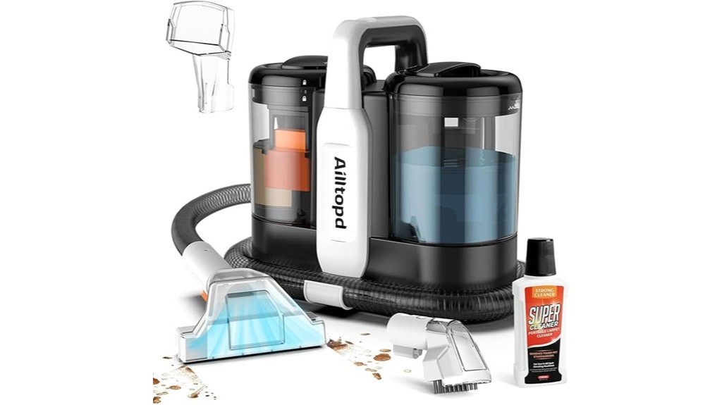 portable carpet upholstery spot cleaner