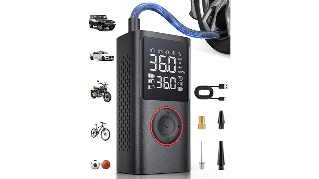 portable cordless air compressor 150 psi