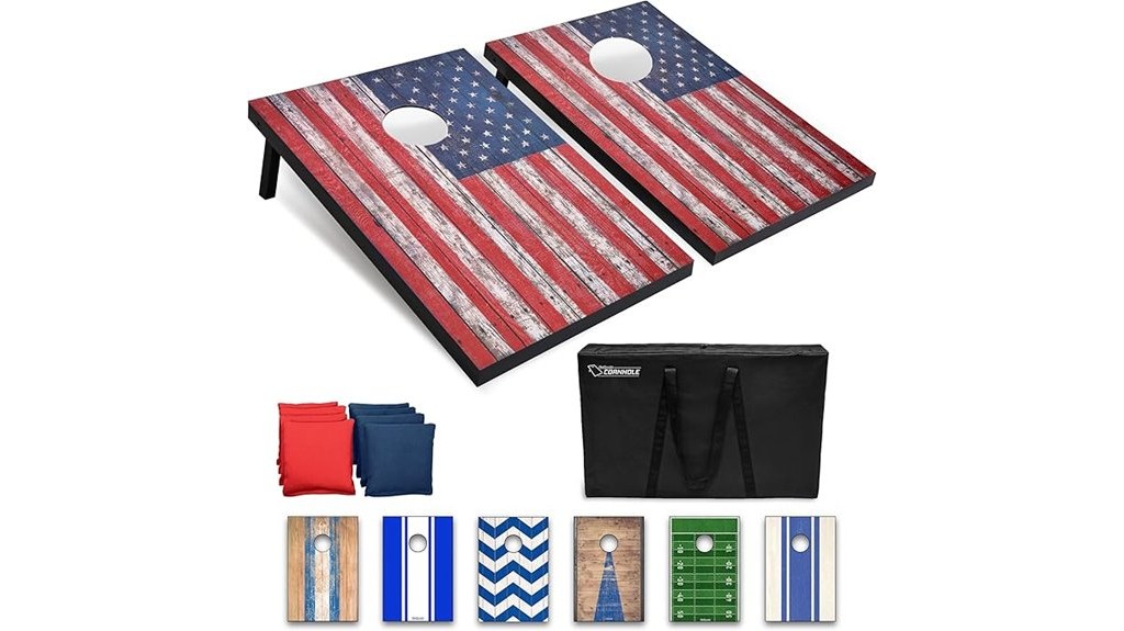 portable cornhole game sets