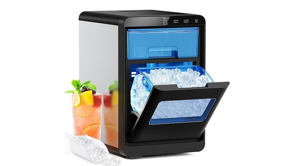 portable countertop ice maker machine