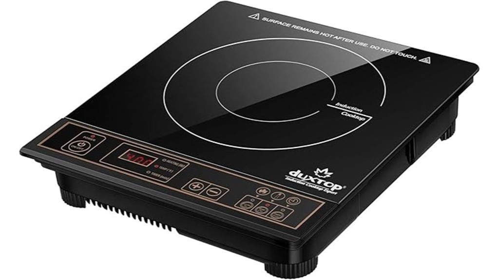 portable countertop induction burner cooktop