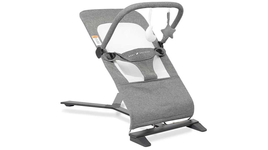 portable deluxe alpine baby bouncer