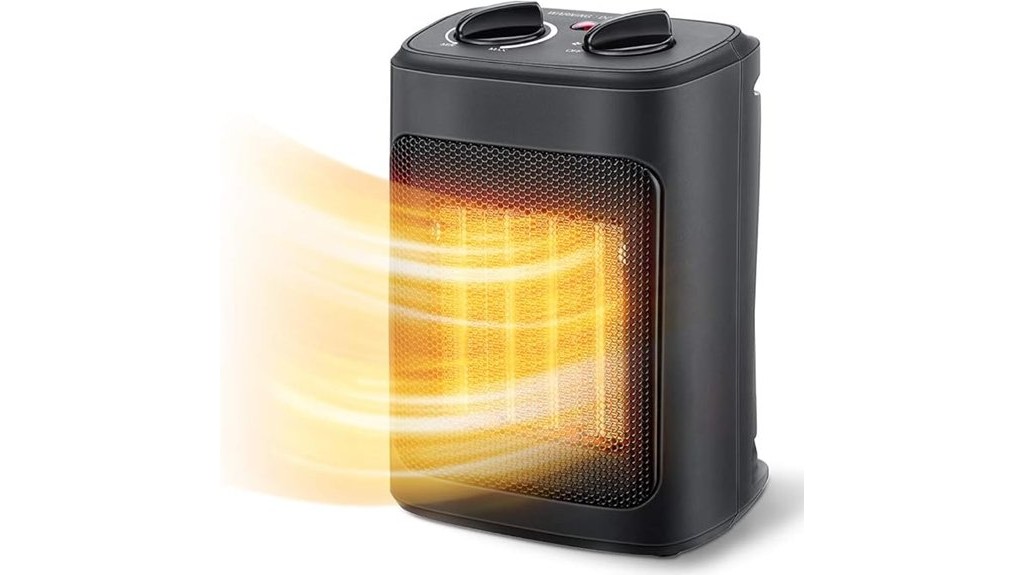 portable electric ceramic room heater