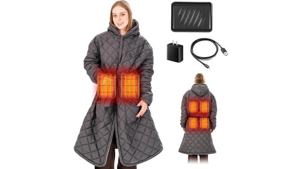 portable electric heating blanket