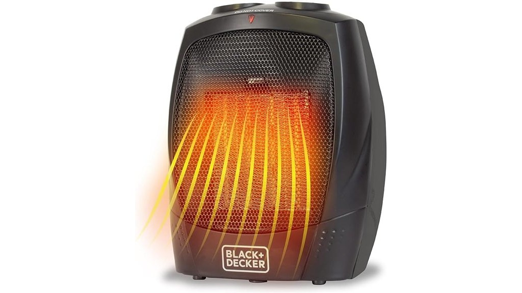 portable electric space heating device