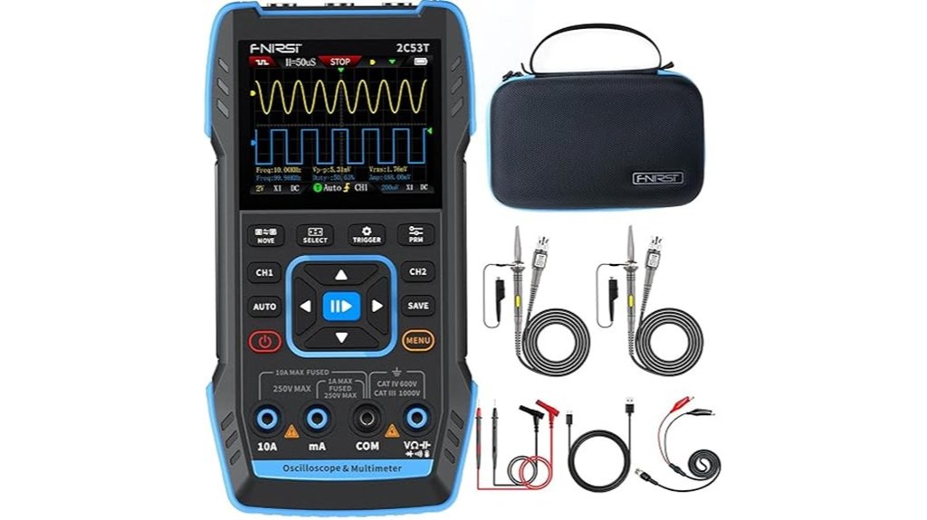 portable electronic test device