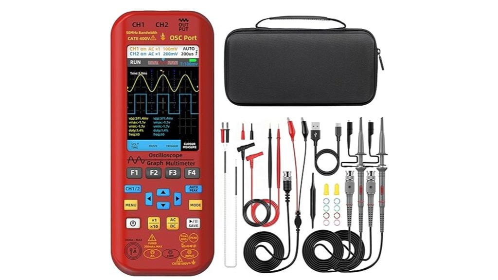 portable electronic test device