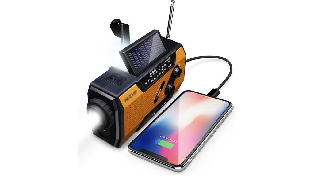 portable emergency weather information device