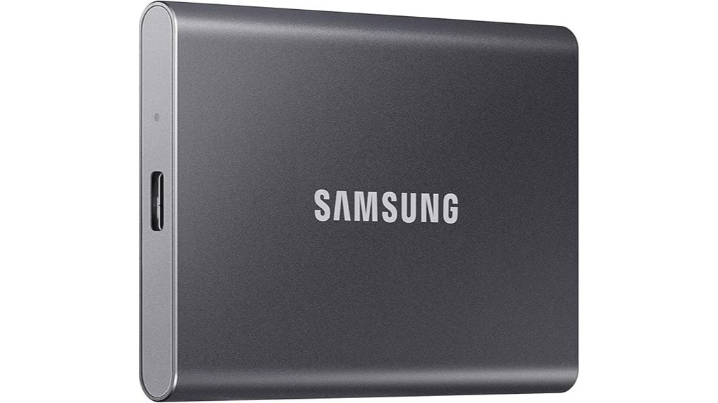 portable external solid state storage device