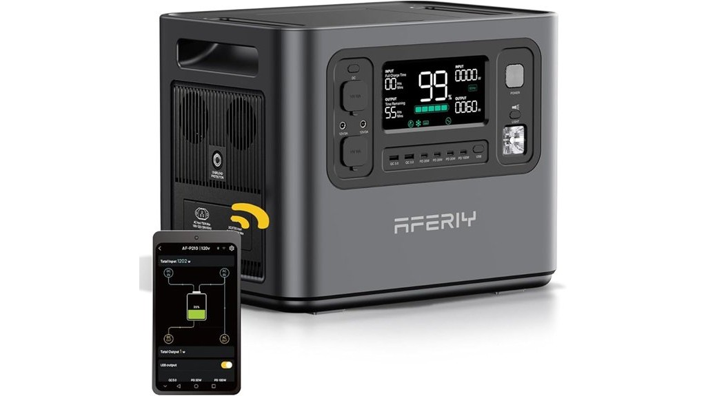 portable high capacity lithium iron phosphate power station