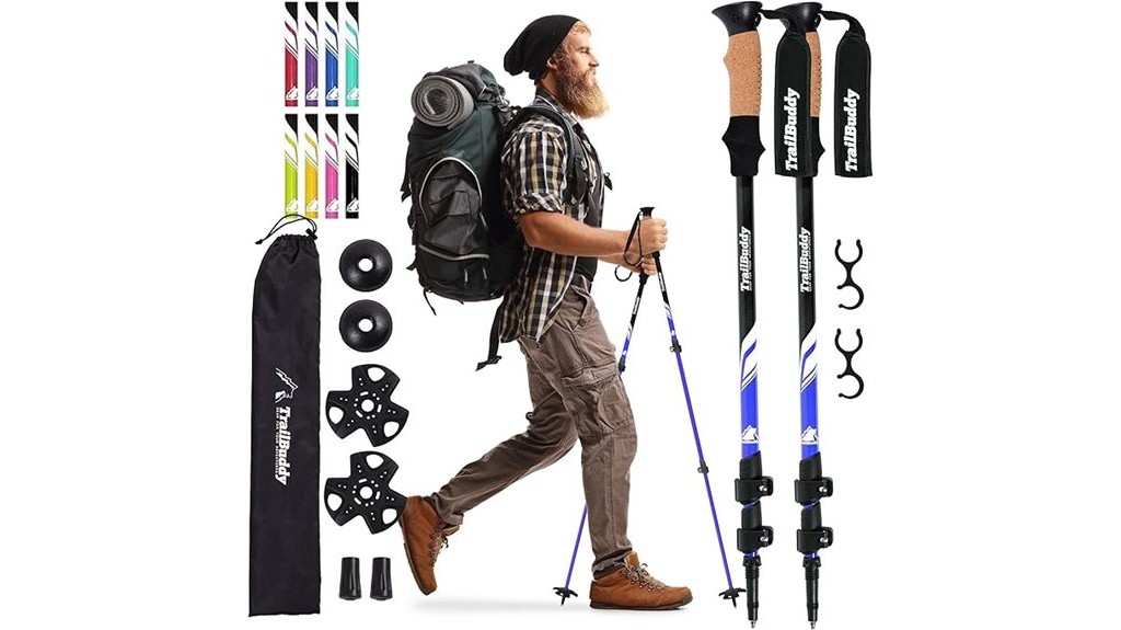 portable hiking trekking poles