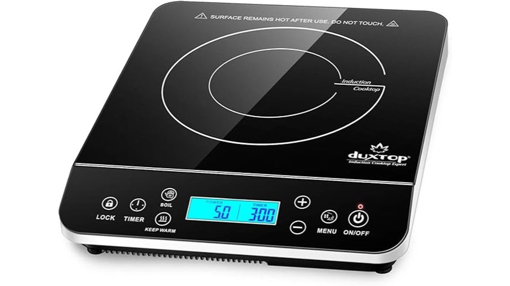 portable induction burner cooktop