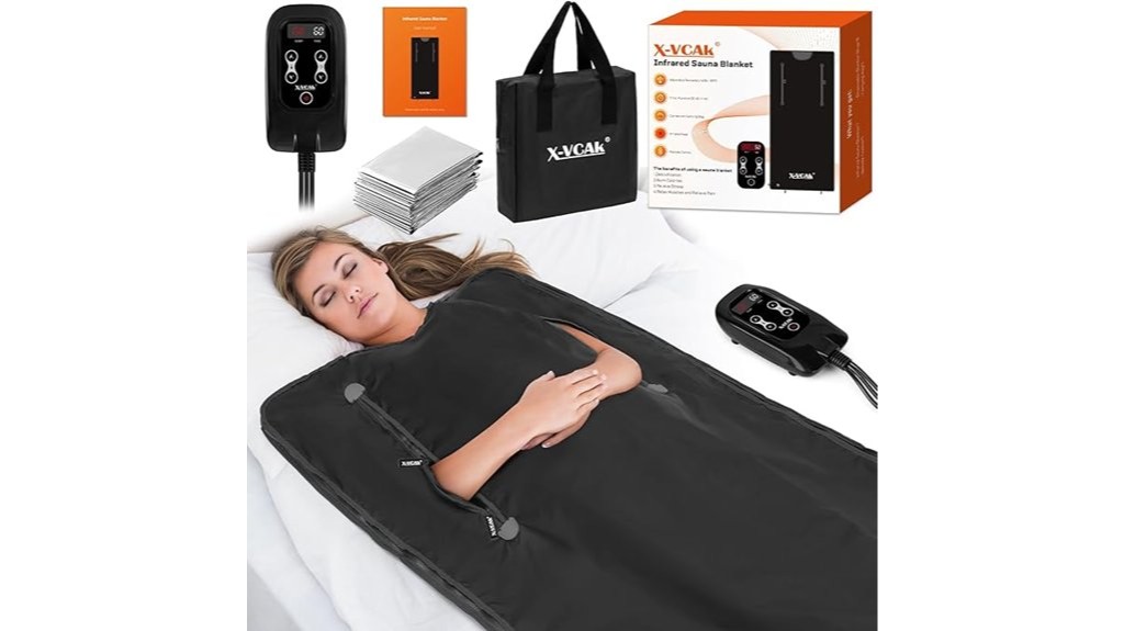 portable infrared home sauna blanket