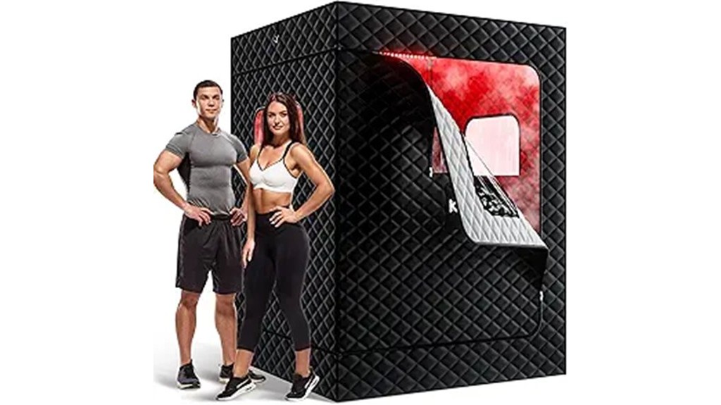 portable infrared sauna for two