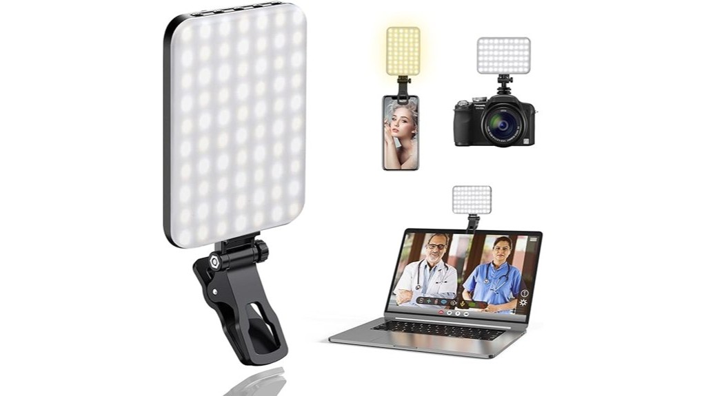 portable led selfie conference lighting