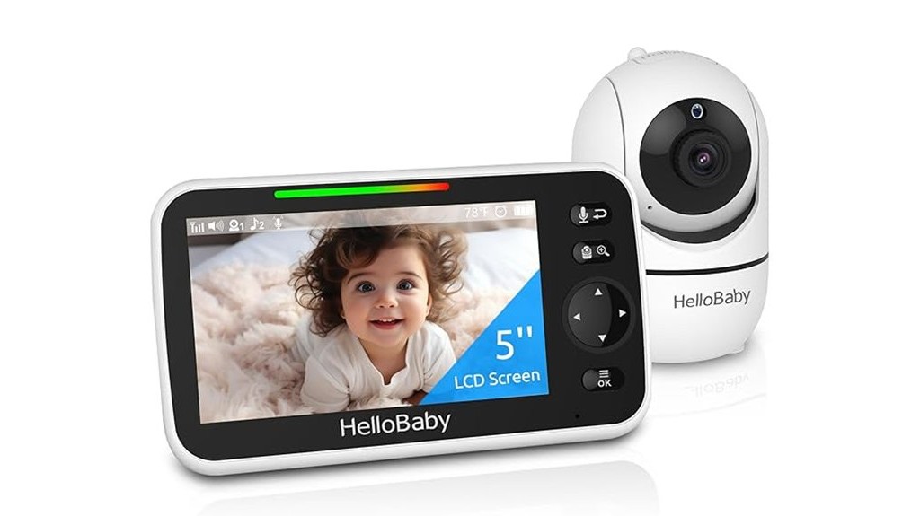 portable long lasting baby monitoring system
