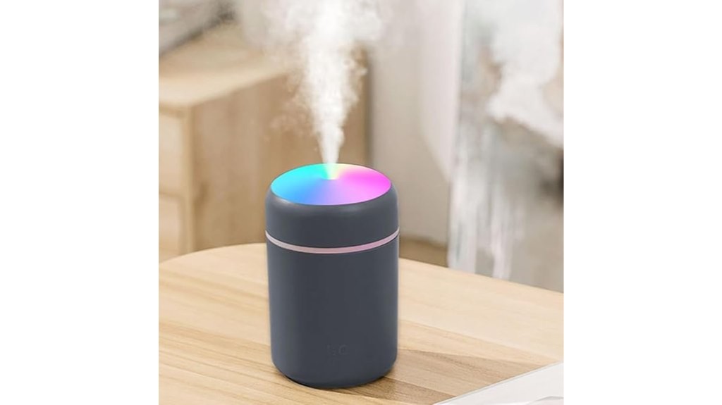 portable mini humidifier night light