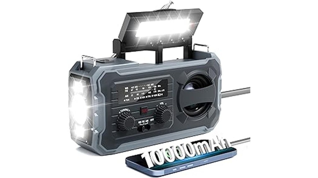 portable multi function emergency radio