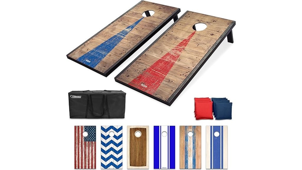portable outdoor lawn toss game