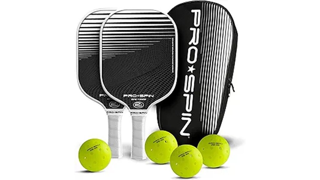 portable pickleball paddle set