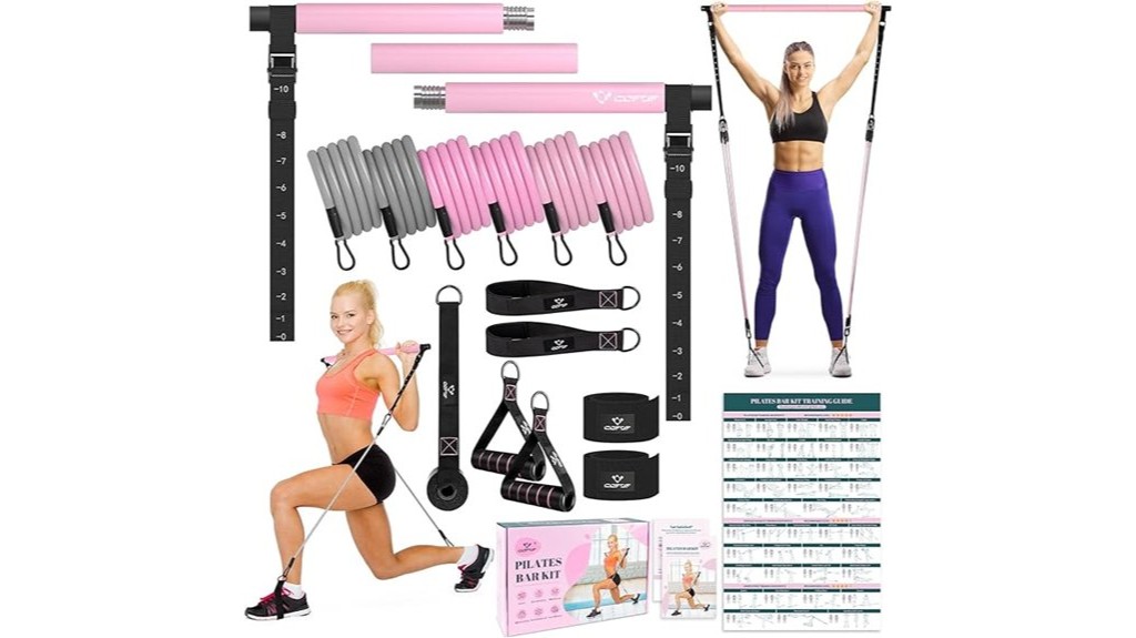 portable pilates exercise equipment kit
