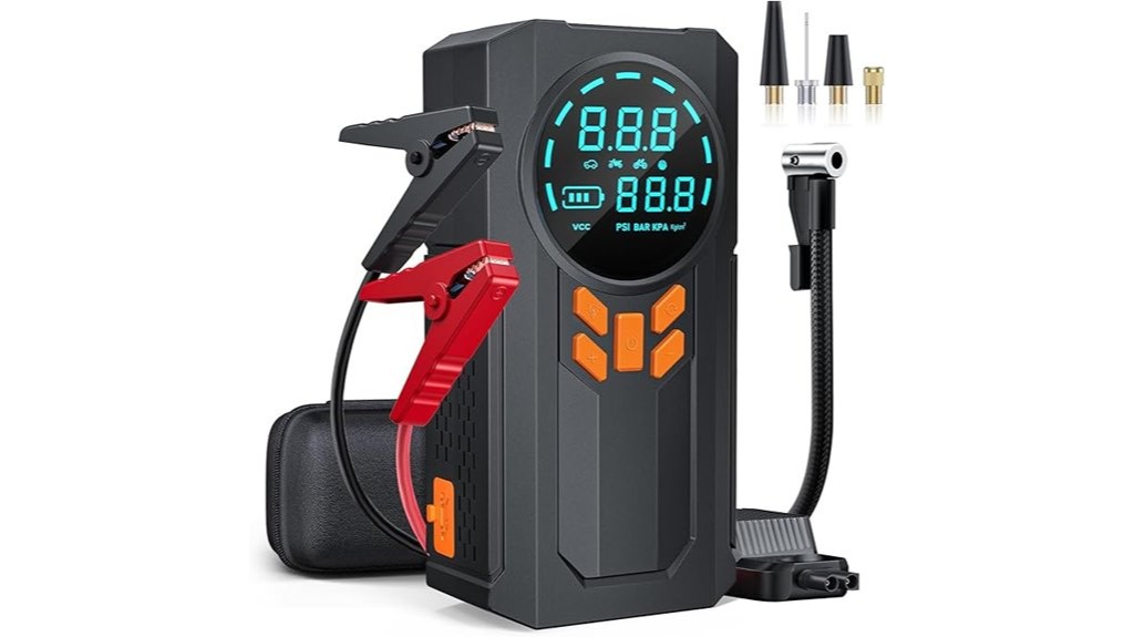 portable power air compressor equipped