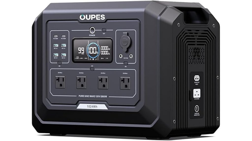 portable powerful long lasting lifepo4 power station