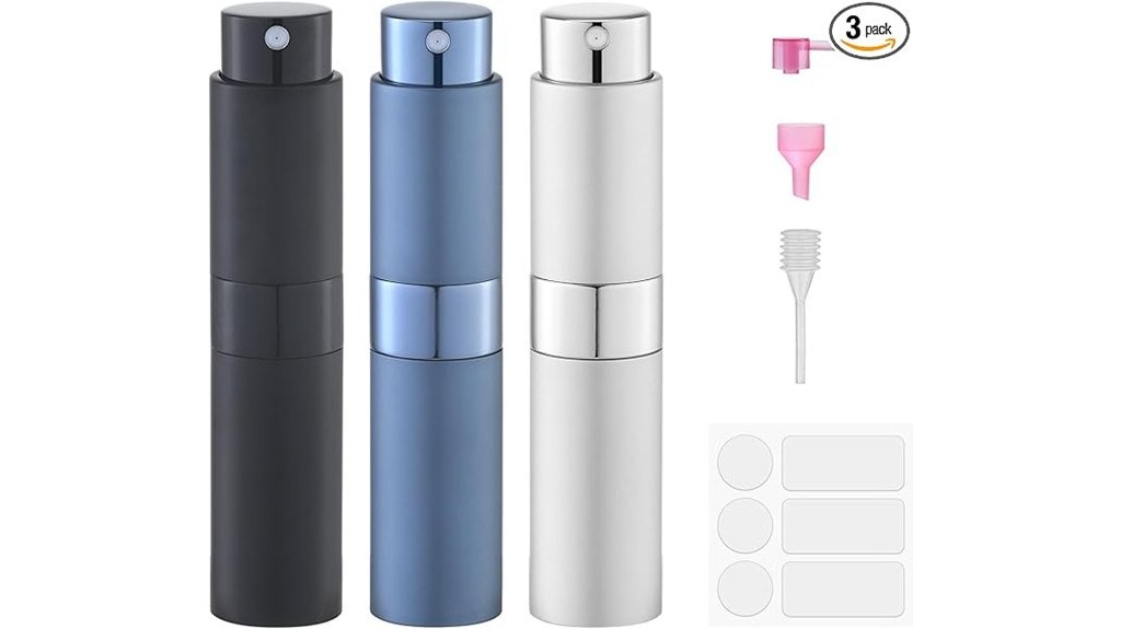 portable refillable perfume atomizer
