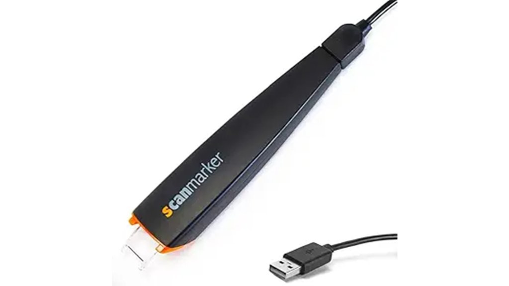portable scanning text reader