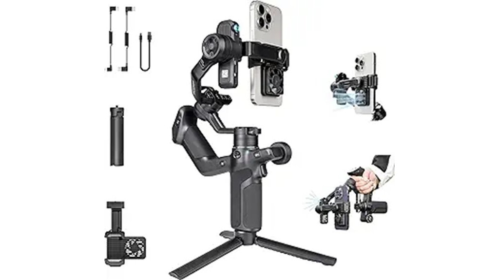 portable smartphone gimbal stabilizer