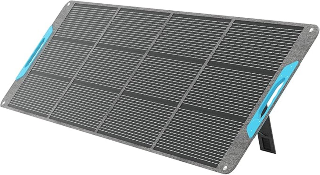 portable solar panel power generation