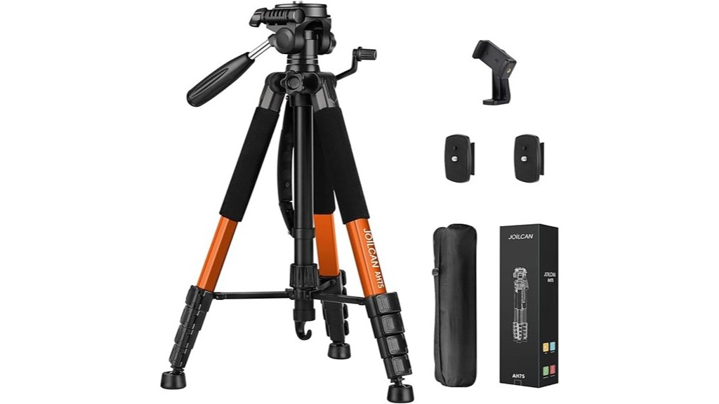 portable sturdy high capacity camera tripod